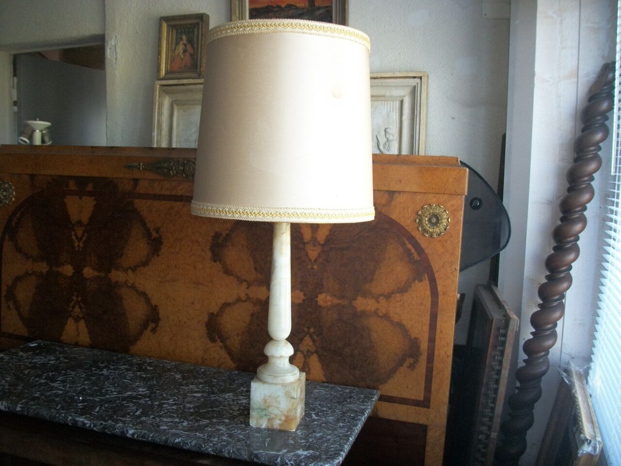 Alabaster lamp 1970