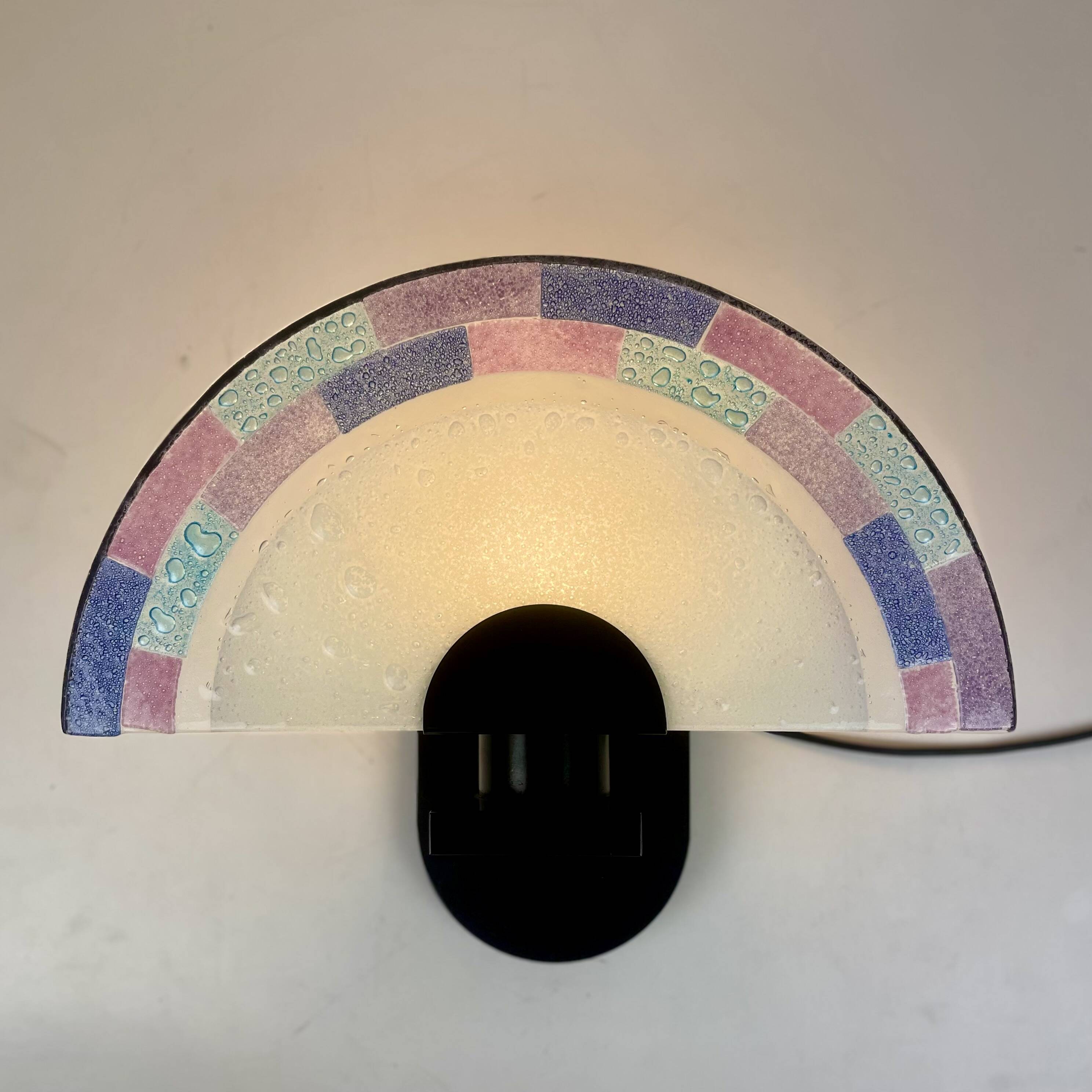 Pair of Post-Modern Murano Wall Sconces By Zonca, 1980s