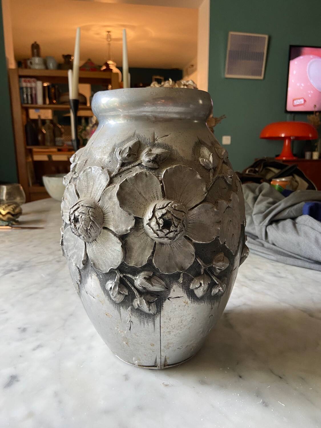 Vase en dinanderie de Louis Houzeaux