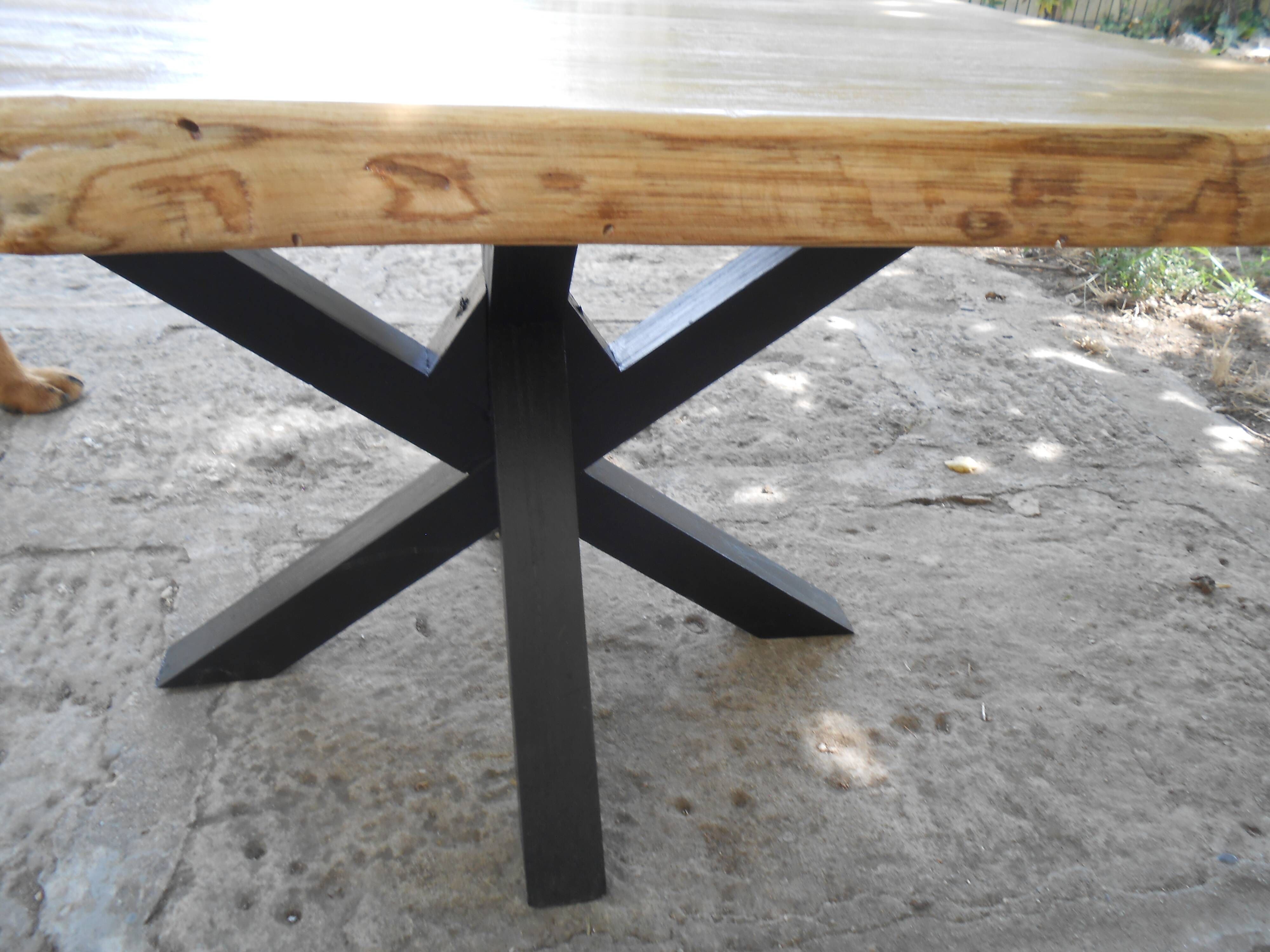 solid wood coffee table chestnut from France