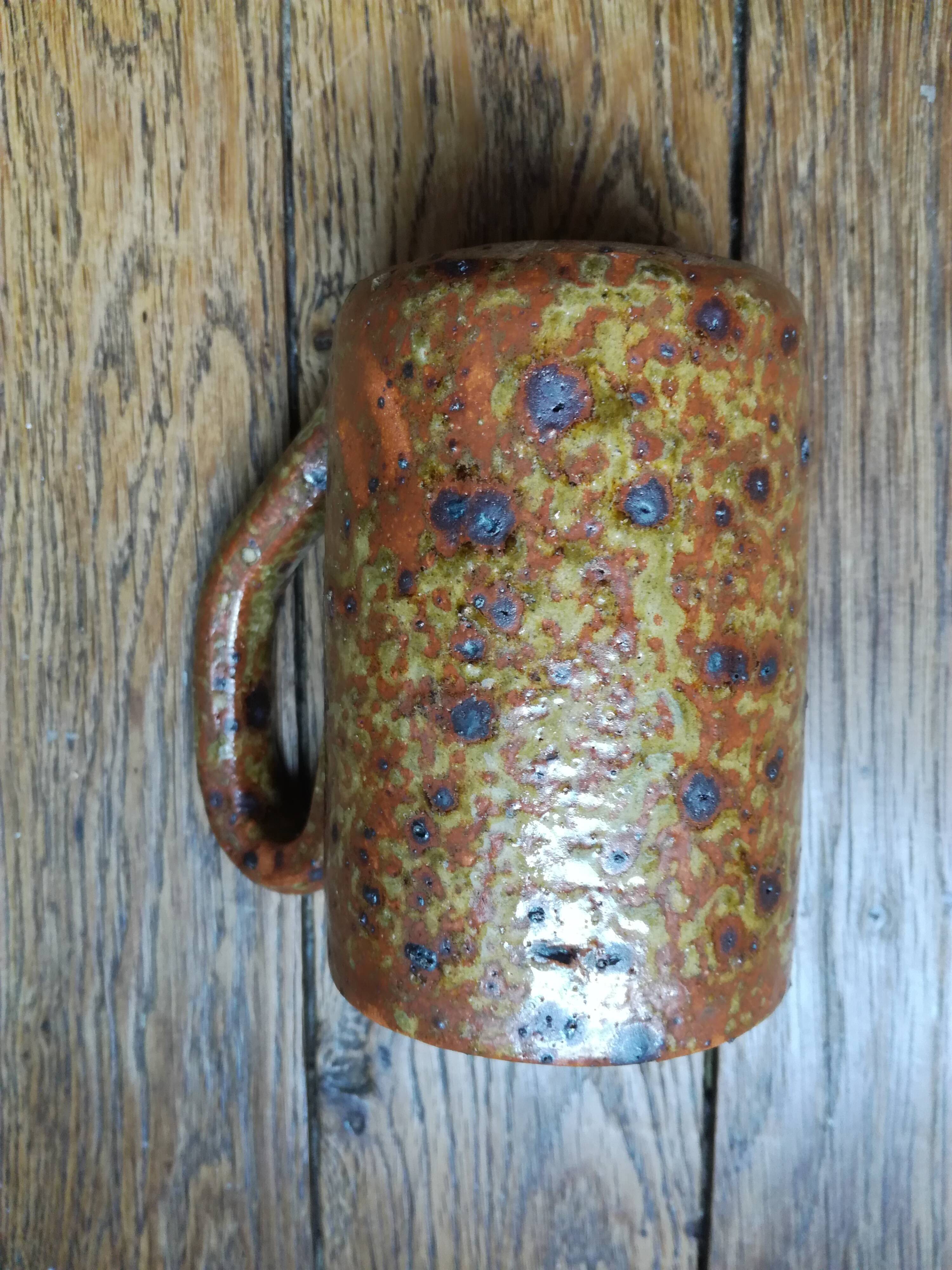 Stoneware mug wild wabi sabi