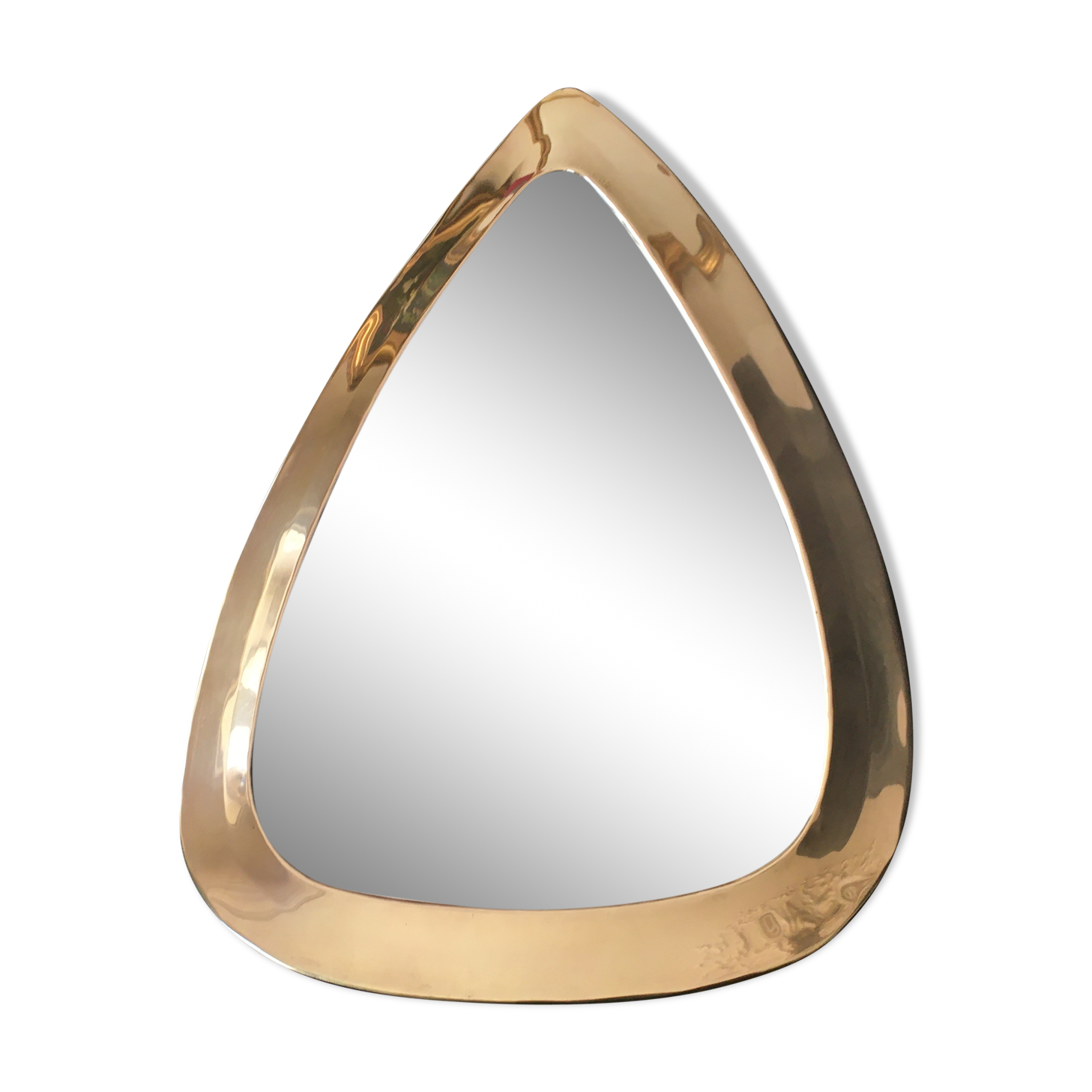 Golden drop mirror   28x42cm