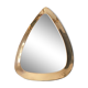 Miroir goutte dorée 28x42cm