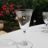 Set of 9 glasses crystal walk 1930s