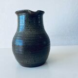 Old stoneware pitcher signed Fontgombault