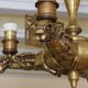 Antique gothic Brass Dragon griffin Chandelier light fitting light Fixture,