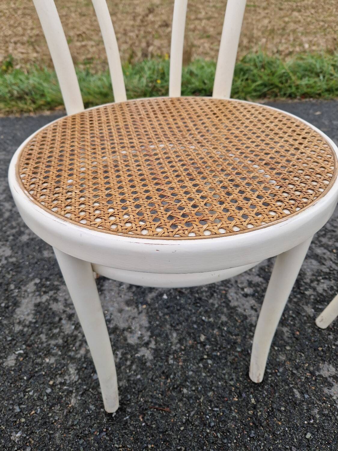 Set of 3 vintage bistro chairs