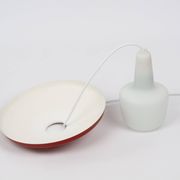 Suspension vintage danoise par Bent Karlby, années 1950.