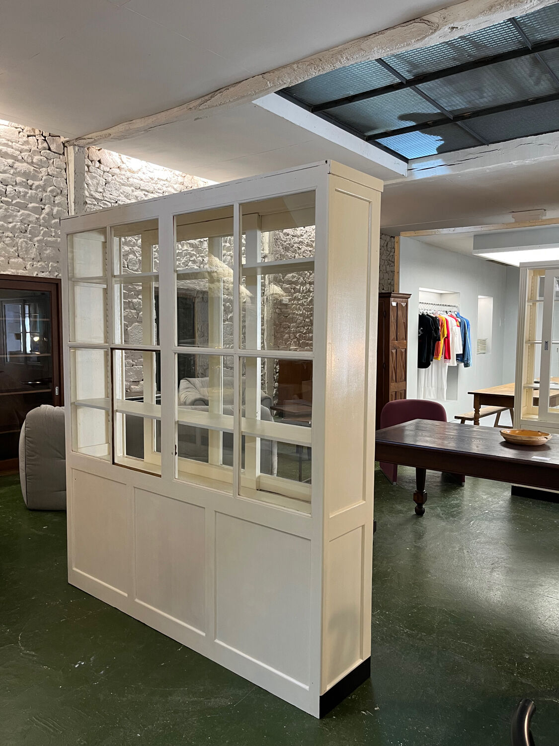 1950s Workshop Display Cabinet
