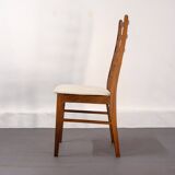 Set of 2 Danish Dining Chairs made of Teak and Beige Upholstery, circa 1960