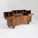 Buffet vintage par Silvio Coppola pour Bernini en bois de noyer, années 1960.