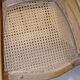 5 old caned chairs