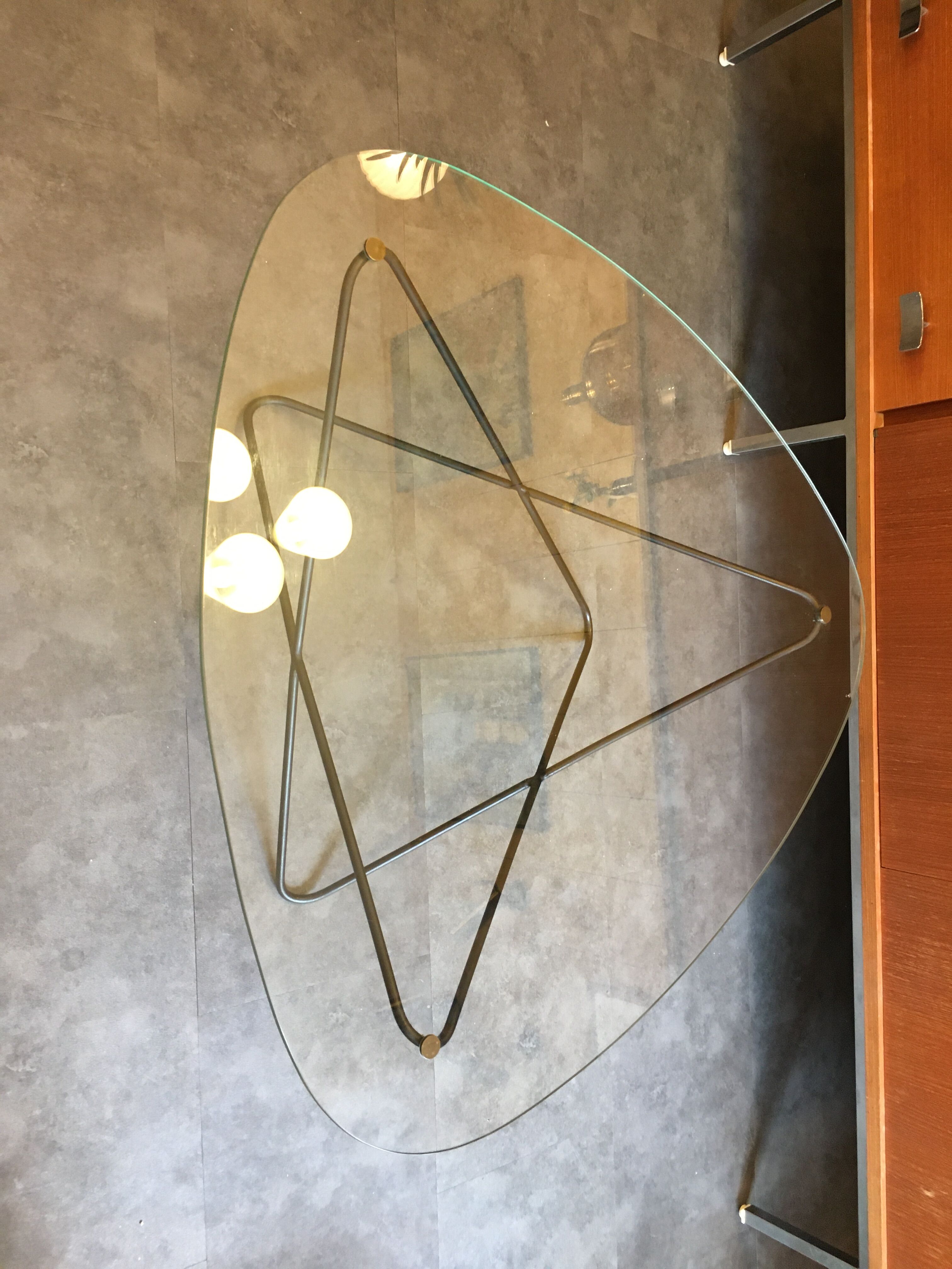 Table basse Jasmin, de F.Lasbleiz, Airborne, circa 1950