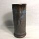 Roll former enamelled terracotta vase signed Ludovic