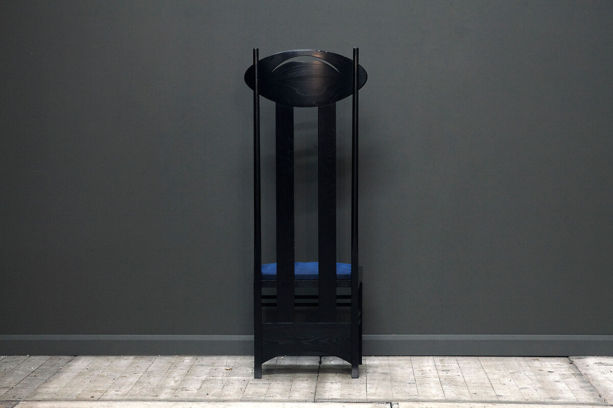 Argyle Chair designed by Charles Rennie Mackintosh. Produced by Cassina