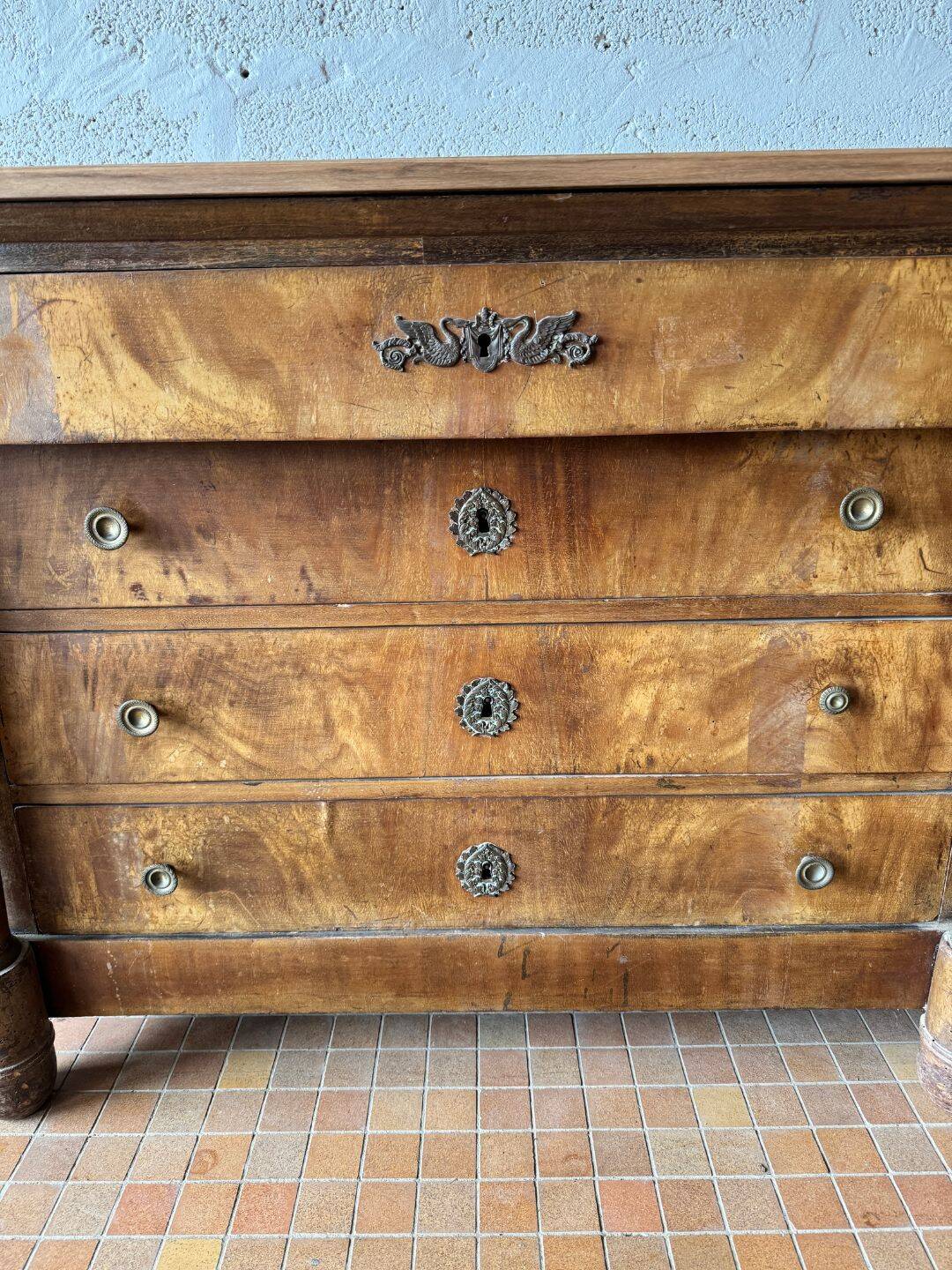 Empire period commode
