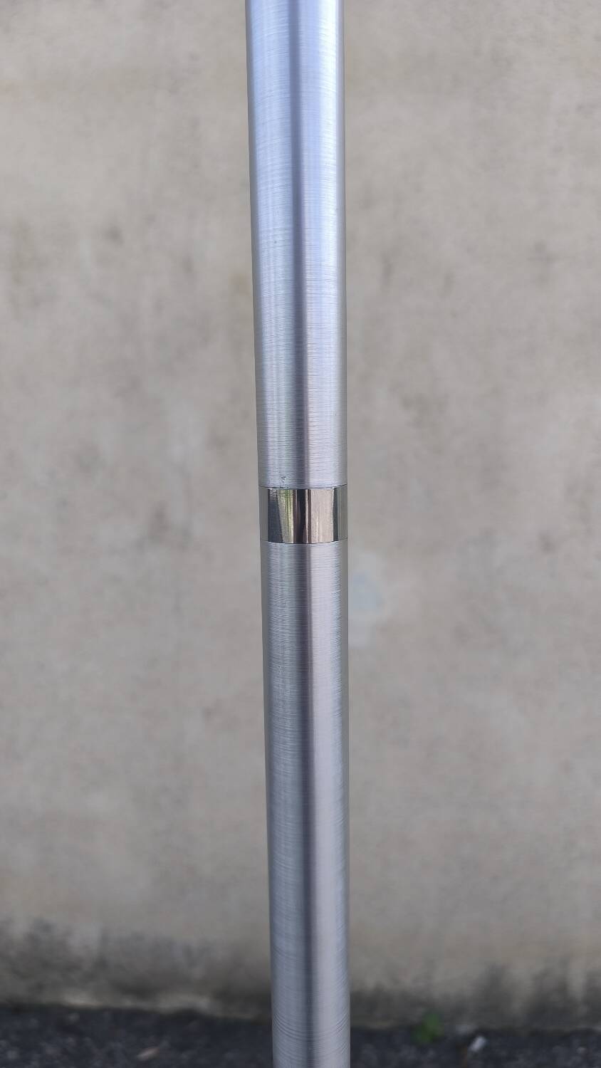 Vintage Floor Lamp with Fabric Shade by Erco, Germany, 1960s