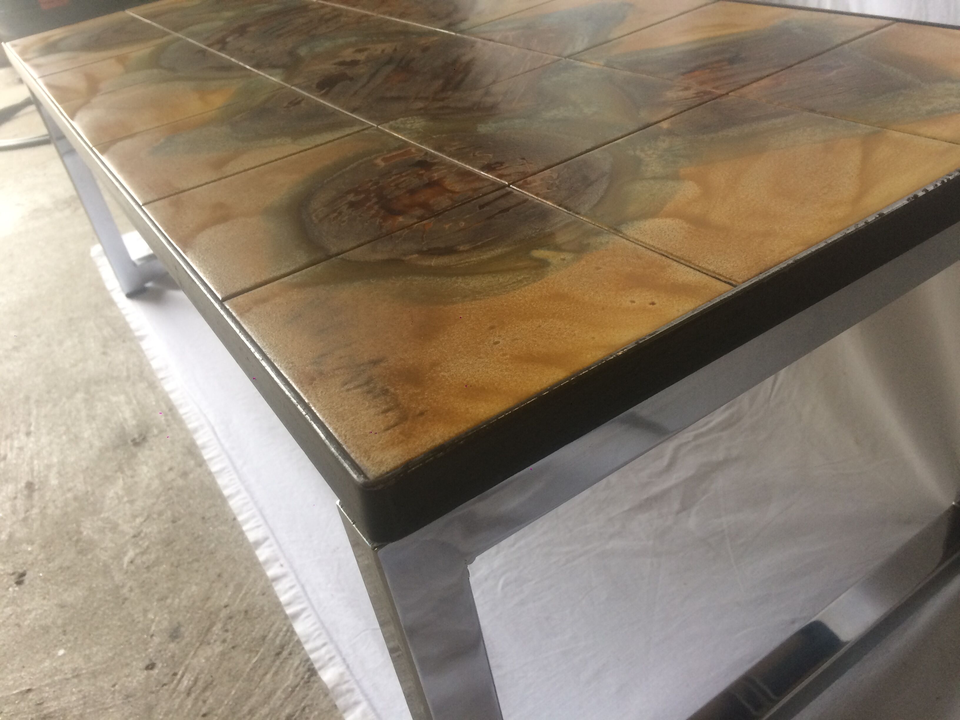 Ceramics coffee table by J. Belarti & J.d’Asti