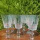 Set of 6 crystal glasses