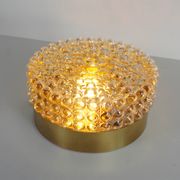 Stunning (26cm) glass bubble flush mount light by Helena Tynell for Glashut