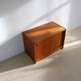 Vintage set of 2 teak cabinets