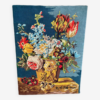 Vintage tapestry canvas