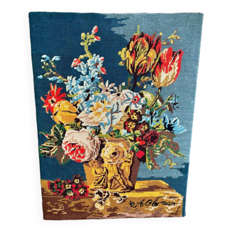 Vintage tapestry canvas