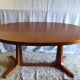 Table à manger ovale en teck - années 60/70