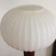 Mazda lamp of the 50s in wood and Opaline