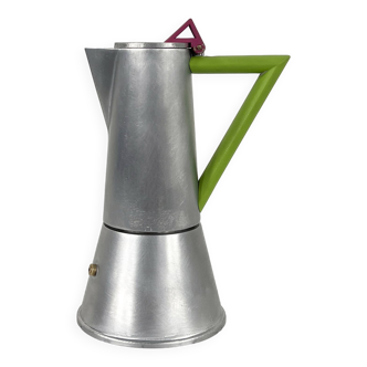 Cafetière Memphis par Ettore Sottsass pour Lagostina, 1980