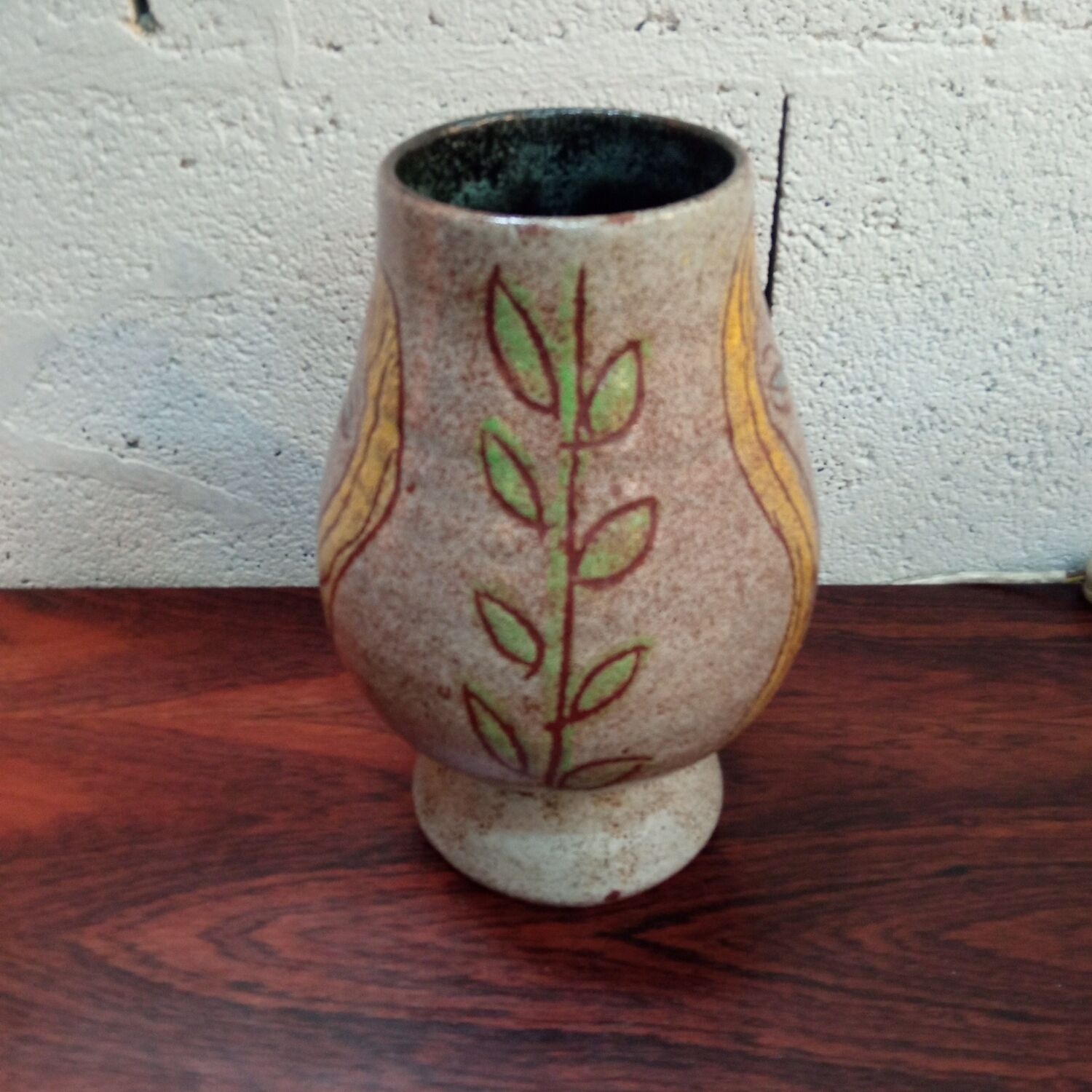 Ceramic vase signed Accolay