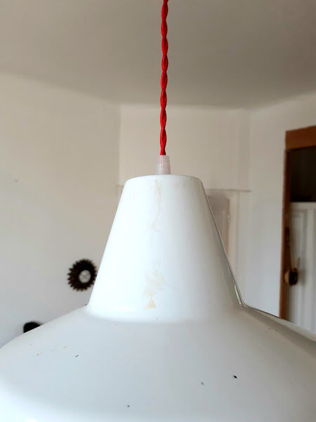Suspension en rôle émaillée Louis Poulsen,  1960