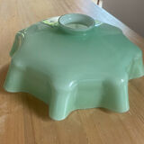 Abat-jour en opaline vert pastel