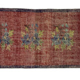 Anatolian handmade vintage rug 316 cm x 63 cm