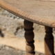 Table gate leg drop leaf XVIII table abattants
