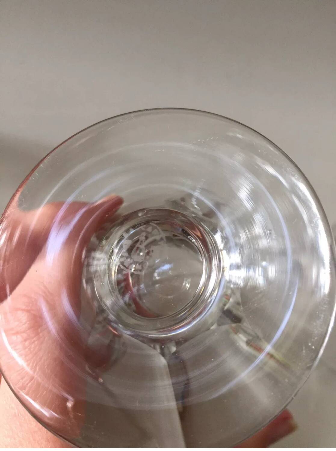 Set of 3 Baccarat Talleyrand crystal glasses