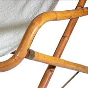 Set of Vintage Deck Chairs in Bamboo and Brass by Vivai Del Sud, 1970s