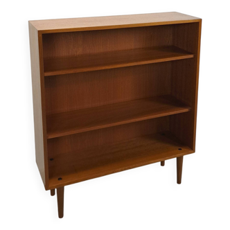 Noten fineer boekenkast LP kast met legplanken nr. 1