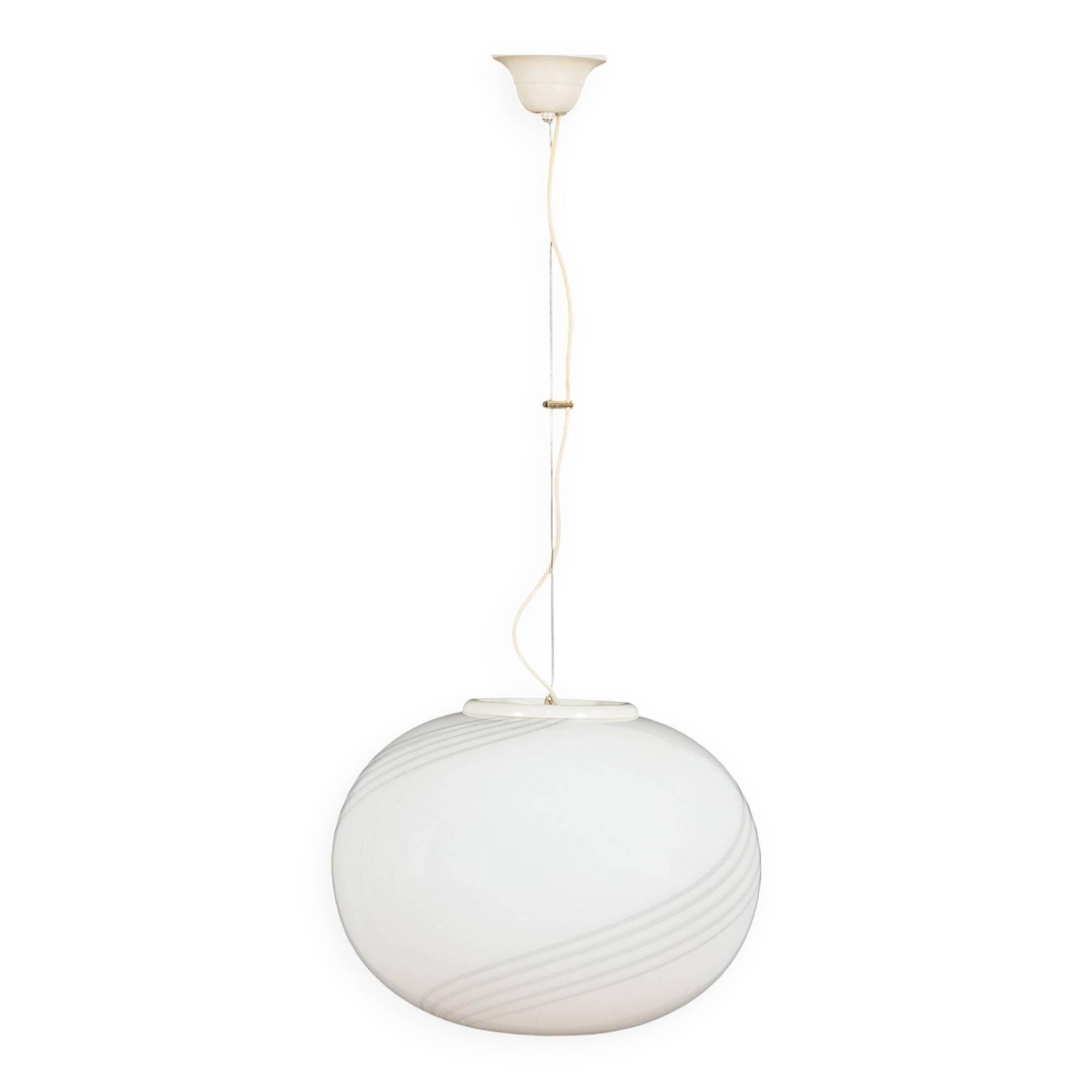 Italian Murano glass sphere pendant lamp