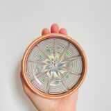 Romanian handicraft ceramic plate