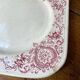 Square plate, ironstone, Medici collection, Longchamps