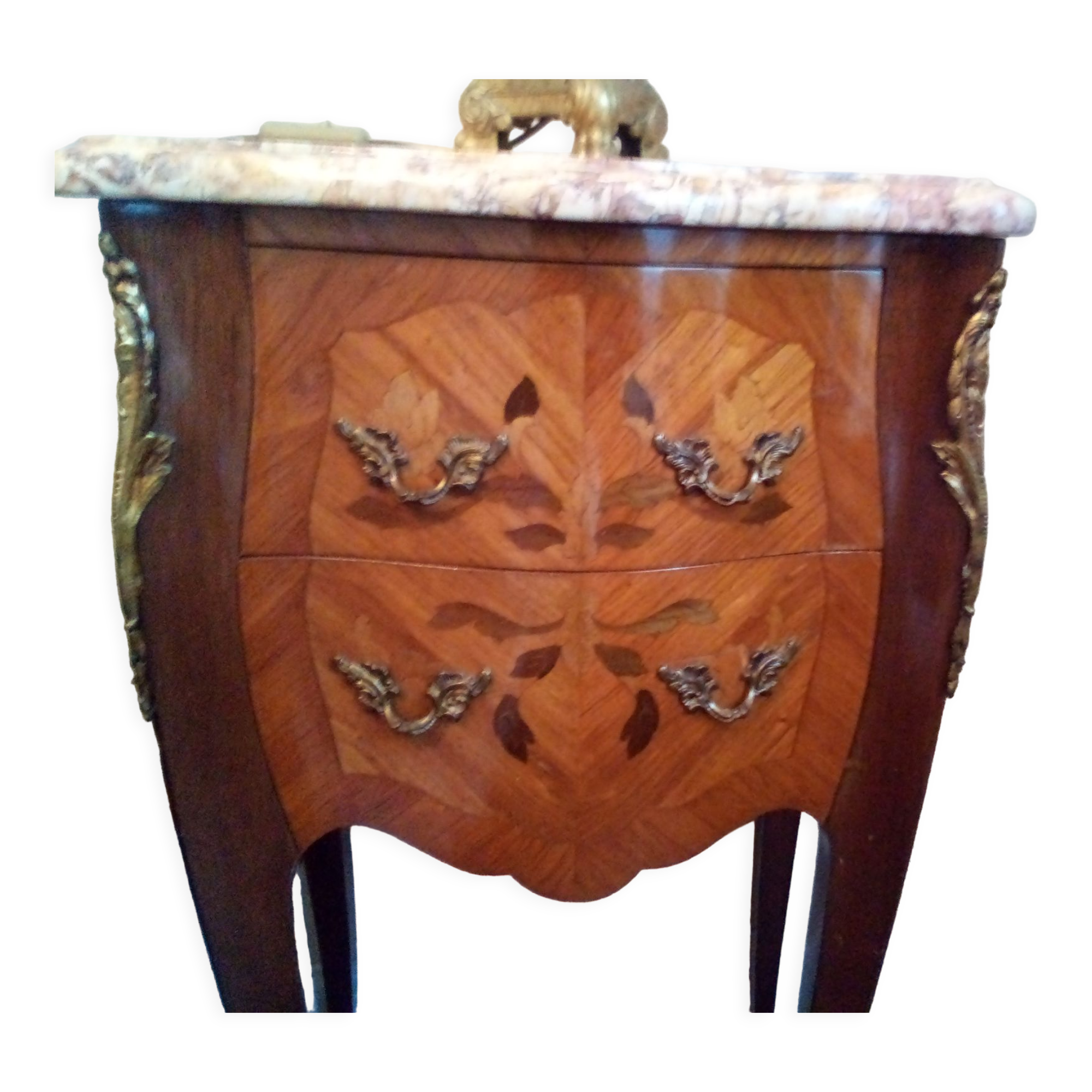 Paire de chevets louis xv bois de rose