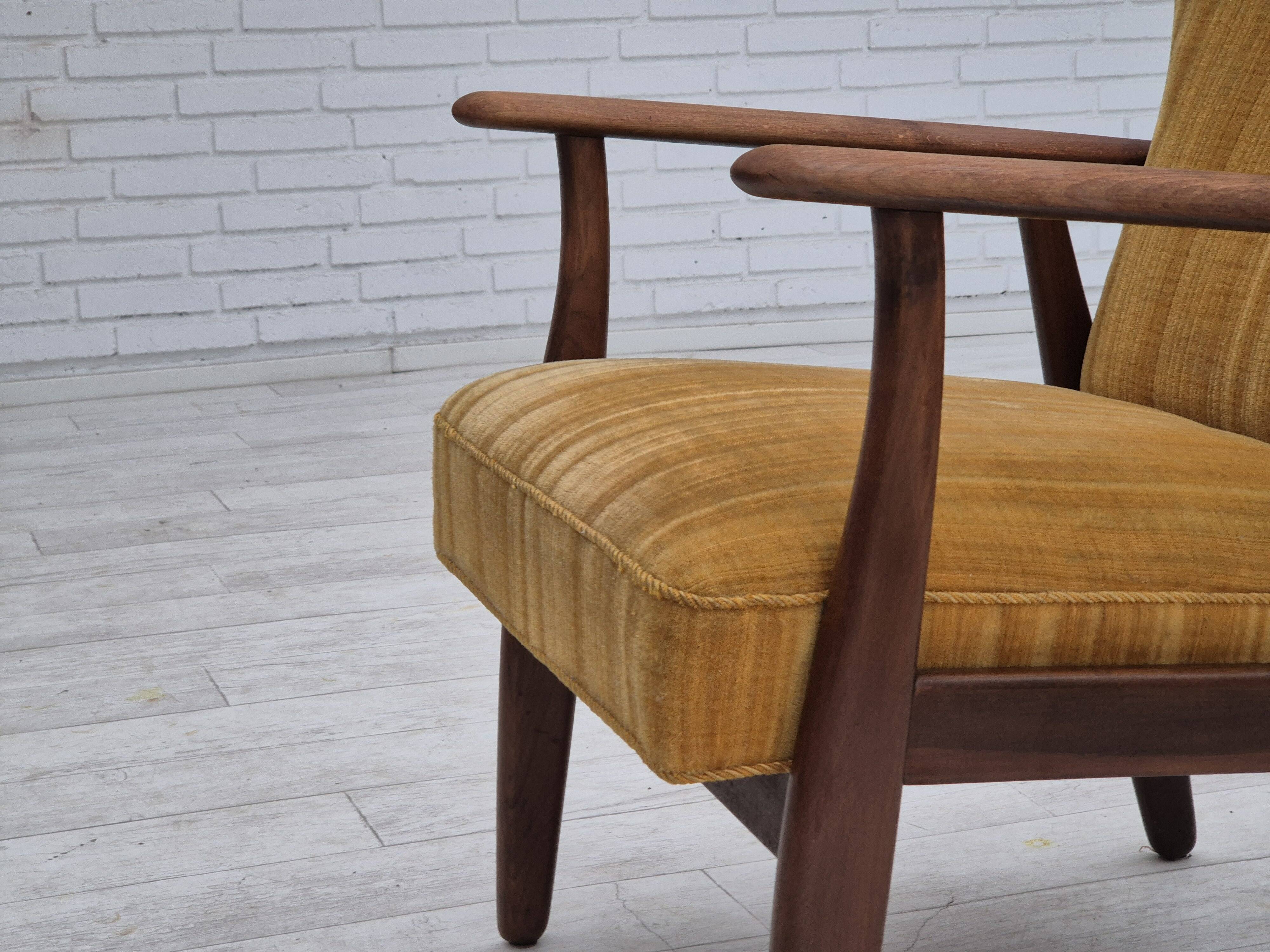 1960s, Danish design by Kurt Olsen, armchair model 230, original condition.