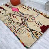 Handmade wool Berber rug 260 X 160 CM