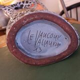 Vallauris zoomorphic pitcher signed Le Vaucour circa 1950,