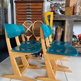 Casala vintage blue/green children's chair