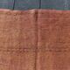 6x9 Turkish Vintage Kilim Rug, Terracotta Hand-Woven Minimalist Carpet
