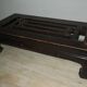 Antique Chinese low table with horse-hoof feet, 1910