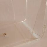 Acrylic magazine rack by David Lange