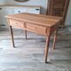 Vintage solid wood desk with extensions.